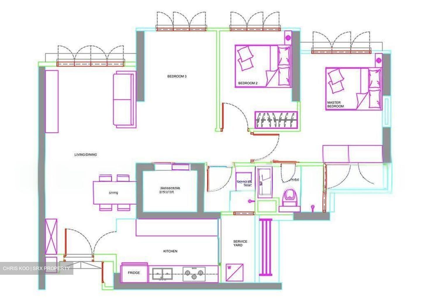 Blk 10B Tiong Bahru View (Bukit Merah), HDB 4 Rooms #609163711